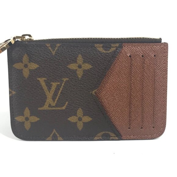 LOUIS VUITTON M81880 Monogram Card Case Porte Carte-Romy Wallet coin purse - Picture 1 of 9